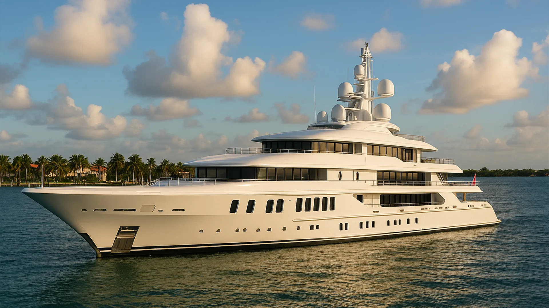 Luxury Charter Yacht cruising in Florida