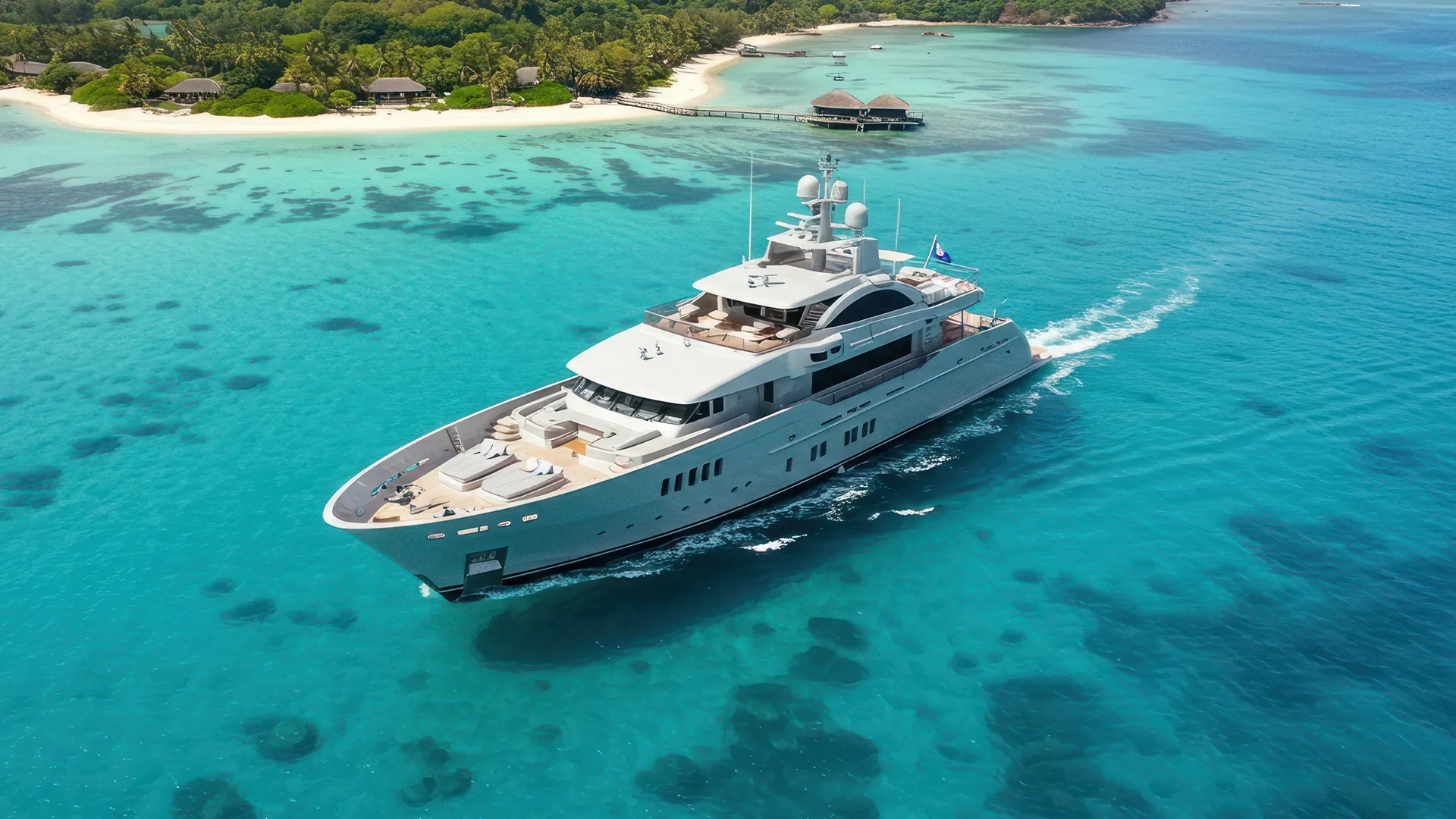 Charter superyacht on a Caribbean cruise managed by Design Asset Management